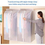 Housse de protection pour v�tements, sac de rangement suspendu, translucide, anti - poussi�re, �tanche ...