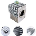 Housse r�frig�rateur & lave - linge avec poches, 130x55cm, noir