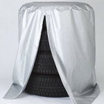 Housse de roue de secours enjoliveurs de roue pour camping - car remorque housse de pneu roues automobiles ...