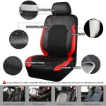 Housses de si�ge auto 9 pi�ces en cuir pu ? ajustement universel ? protection contre salissures et usure ...