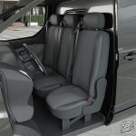 Housse de si�ge auto / utilitaire - sur mesure pour peugeot partner / citroen berlingo / opel combo (d�s ...