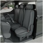 Housse de si�ge auto / utilitaire - sur mesure pour renault master / opel movano (d�s 05 / 2010) 3 si�ges ...