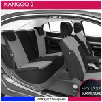 Housses de si�ge sur mesure pour kangoo 2 (d�s 01 / 2008) housse voiture / auto d'int�rieur jeu complet ...