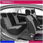 Housses de si�ge sur mesure pour twingo 3 (d�s 09 / 2014) housse voiture / auto d'int�rieur jeu complet ...