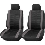Housses de si�ge de voiture avant universelle gris, housse de sieges auto universel pour conducteur
