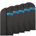 Housse vetement avce zip fen�tre transparente visible housse protection vetement anti poussi�re etanche ...