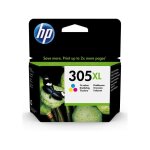 Hp 305xl cartouche d'encre trois couleurs grande capacit� authentique (3ym63ae) pour deskjet 2300 / 2710 ...