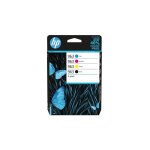 Hp 963 pack de 4 cartouches dencre noire, cyan, jaune et magenta authentiques 6zc70ae pour hp officejet ...