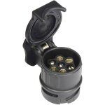Hp autozubehr - 28547 adaptateur pour remorque [prise mle 7 ples - prise mle 13 ples] plastique