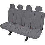 Housse de si�ge 5 pi�ces hp autozubeh�r 22416 polyester gris banquette arri�re (4 places)