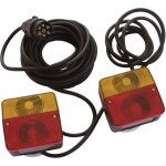 Hp autozubehr kit d'clairage pour remorque 7 ples clignotant, feu stop, clairage de marquage arrire ...