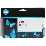 Hp cartouche d?encre designjet 738, magenta, 130 ml