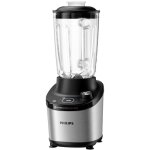 Philips - home hr3760 / 00 mixeur sur pied 1500 w argent, noir