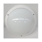 Hublot ext�rieur led 22w � 350mm blanc antivandale 6500k 1640lm �tanche ip55 ik10 spo sarlam 724451