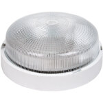 Aric - hublot ext. ip44 ik07, rond �225mm, blanc, e27 70w max. , lpe non incl. , (vrac)