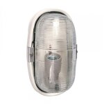 Hublot ovale tanche pour environnements svres avec diffuseur verre incolore et culot e27 legrand 060477 ...