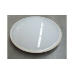 Hublot plafonnier fluo 3x26w blanc � 550x140mm avec 3 ampoules 4000k 2473lm g24q - 3 non - dimmable ip40 ...