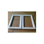 Hublot rectangulaire blanc 511x321 mm  visser vitrage clair