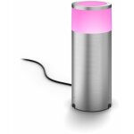 Philips hue - white and color ambiance, borne extrieure calla, inox, fonctionne avec alexa, google assistant ...