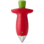 Hullia � tige de fraisier d'origine, rouge et verte