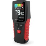 Humidim�tre pour bois - testeur d'humidit� pour bois de chauffage, mur, sol, mat�riaux de construction ...