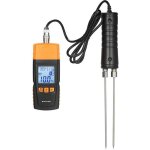 Humidim�tre num�rique 3 - en - 1 pour bois de chauffage, analyseur de teneur en eau pour bois de chauffage, ...