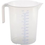 Pichet doseur 5000 ml polypropylène transparent d203xh257 mm poignée ouverte Pichet doseur 5000 ml polypropylène transparent d203xh257 mm poignée ouverte