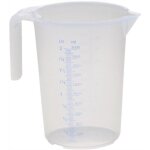 Pichet doseur 2000 ml polypropylène transparent d151xh206 mm poignée ouverte Pichet doseur 2000 ml polypropylène transparent d151xh206 mm poignée ouverte