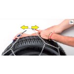 Husa100 - 2 chaines a neige 9mm compatible avec pneu 14 15 16 17 18 pouces - husky advance