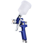 Hvlp pistolet � pulv�risation d'air gravity feed paint sprayer set de brosses � air en acier inoxydable ...
