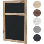 Tableau mural / tableau de publicité à craie, 55x34x2cm style shabby chic - blanc Tableau mural / tableau de publicité à craie, 55x34x2cm style shabby chic - blanc