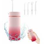 Hydropulseur jet dentaire portable, hydropulseurs sans fil irrigateur oral avec 4 buses  jet, ipx6 etanche, ...
