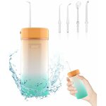 Hydropulseur jet dentaire portable, hydropulseurs sans fil irrigateur oral avec 4 buses  jet, ipx6 etanche, ...