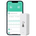 Hygrom�tre wifi pour voiture, maison, int�rieur et ext�rieur - capteur de temp�rature et d'humidit� sans ...