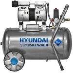 Hyundai oil free 50lt double moteur silencieux compresseur électrique 1hp Hyundai oil free 50lt double moteur silencieux compresseur électrique 1hp