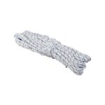 Corde de descente 20 mtres - rouge / noir / acier inox