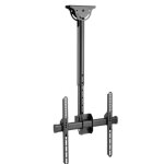 Techly - support de plafond t�lescopique ic intracom 309333 - pour tv 32 55 pouces