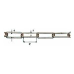 Sauvic - chaine inox 316 din 5685 / c diam. 4mm bte 25m cmu 100kg Sauvic - chaine inox 316 din 5685 / c diam. 4mm bte 25m cmu 100kg