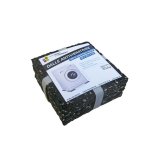 Dalle antivibratoire noire 10 x 10 x 1 cm ? lot de 4 ? caoutchouc recycl� antid�rapant ? isolant acoustique ...