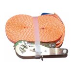 Sauvic - sangle plate d'arrimage 35 mm 900 dab long 5m avec tendeur a cliquet