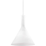 Ideal lux cocktail - luminaire suspendu à 1 ampoule, petit dôme, blanc, e14 Ideal lux cocktail - luminaire suspendu à 1 ampoule, petit dôme, blanc, e14
