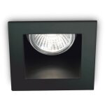 Ideal lux - funky - downlight encastré carré intérieur 1 lumière noir, gu10 Ideal lux - funky - downlight encastré carré intérieur 1 lumière noir, gu10