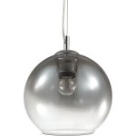 Ideal lux nemo - suspension d'intrieur  dme, abat - jour chrom  1 lumire, e27