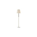 Ideal lux - queen - lampadaire � 1 lumi�re dor�, transparent avec d�coration en verre, e27