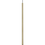 Ideal lux - ultrathin plafonnier led rond de 100 cm de haut, finition laiton satin�, 3 000 k