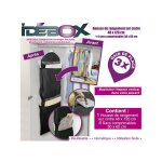 Housse de rangement sur cintre 48x20 cm + 4 sacs aspi