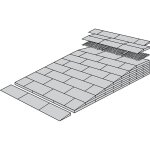 Identit� - plan inclin�s ramp kit excellent systems - kit 2 - 75 cm