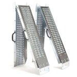 Idmarket - set de 2 rampes pliables galvanises spcial chargement