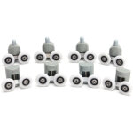 Kit 8 pices roulettes de remplacement verre cabine de douche porte coulissante alabama