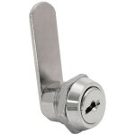 Ifam - serrure 111 f. nickel. languette droite 45mm. avec 2 cls.